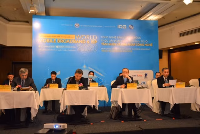 Lễ trao giải thưởng Băng thông rộng & ISP tiêu biểu năm 2020.