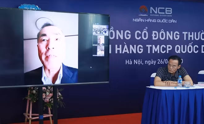 Ông Tamaki Kido – Thành viên HĐQT độc lập phát biểu trực tuyến từ đầu cầu Nhật Bản.