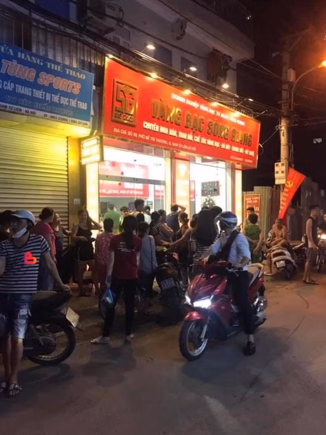 Hiện trường vụ việc.