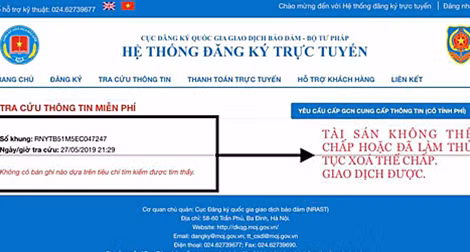 Giảm gần 3 tỷ đồng khi thực hiện đăng ký biện pháp bảo đảm bằng động sản