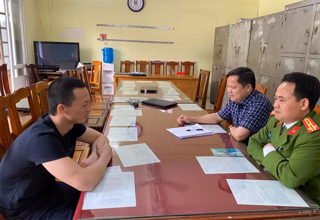 Đối tượng Bùi Quốc Đạt tại CQĐT.