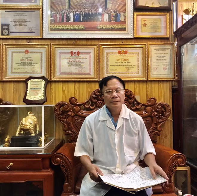 Thương binh, lương y Đào Viết Thoàn.