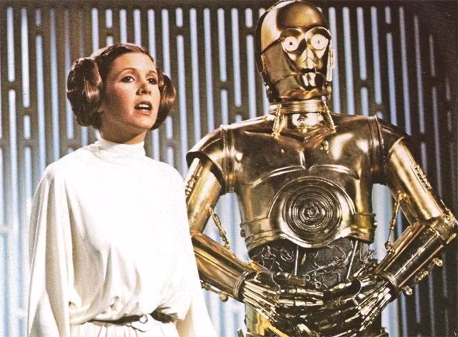 Cô công chúa C. Fisher xinh đẹp trong “Star Wars”. Cô công chúa C. Fisher xinh đẹp trong “Star Wars”.