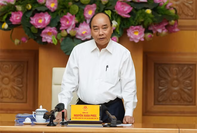 Thủ tướng nguyễn Xuân Phúc phát biểu tại cuộc họp. Ảnh: VGP/Quang Hiếu Thủ tướng nguyễn Xuân Phúc phát biểu tại cuộc họp. Ảnh: VGP/Quang Hiếu