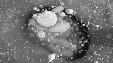 Lớp đá tan chảy sẽ làm khí methane thoát ra, càng làm đẩy nhanh tiến trình ấm lên toàn cầu.