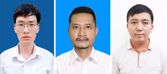 Một số bị can trong vụ án.