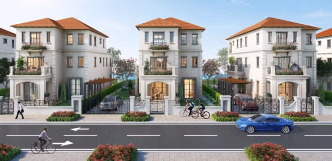 Biệt thự đơn lập tại phân khu The Valencia thuộc khu đô thị sinh thái thông minh Aqua City