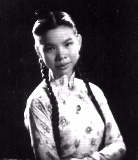 Trịnh Thu Nga (Út Huyền) thời thiếu nữ.