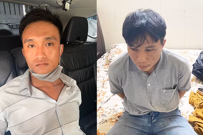 Các đối tượng gây án bị bắt giữ.