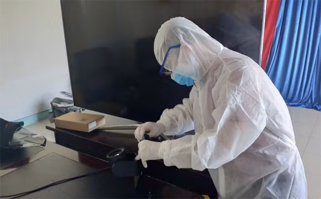 Cầu truyền hình tại Bệnh viện phổi