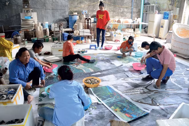 Xưởng làm gốm. Xưởng làm gốm.