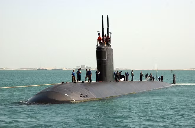 Tàu ngầm lớp tấn công nhanh USS Annapolis của Hải quân Mỹ. Ảnh nguồn: Wikimedia Commons.