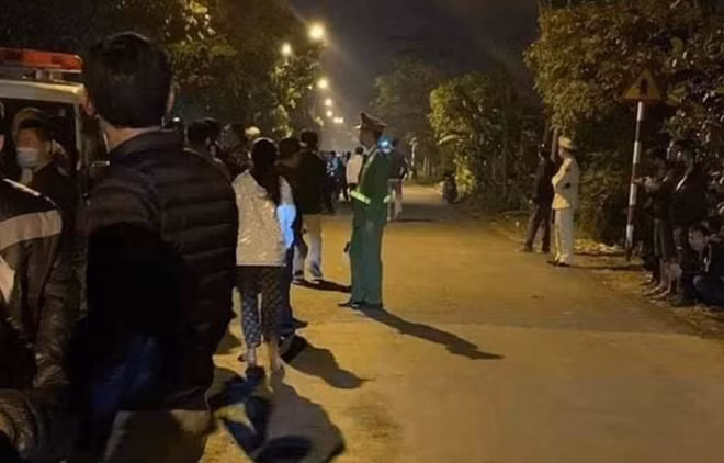 Hiện trường vụ sát hại chủ nợ ngày 22/2 tại xã Lê Lợi, An Dương, Hải Phòng.