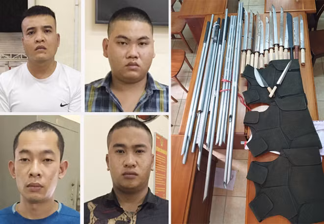 Băng cho vay nặng lãi do Nguyễn Bá Mẽ cầm đầu bị bắt cùng tang vật.