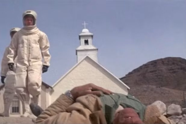 Cảnh trong "The Last Man on Earth" (1964).