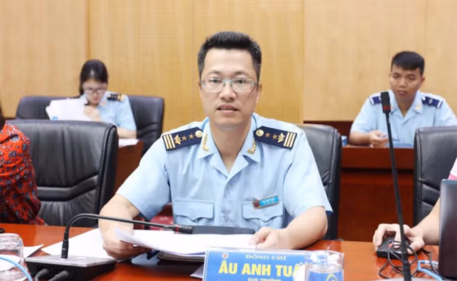 Ông Âu Anh Tuấn, Cục trưởng Cục Giám sát quản lý về hải quan.