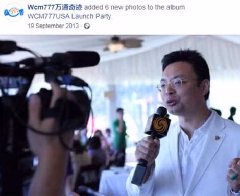 Ming Xu tuyên bố anh ta điều hành một ngân hàng toàn cầu. Ảnh: BBC