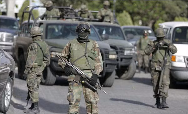 Quân đội Mexico là lực lượng tiên phong chống ma tuý. Ảnh: Getty. Quân đội Mexico là lực lượng tiên phong chống ma tuý. Ảnh: Getty.