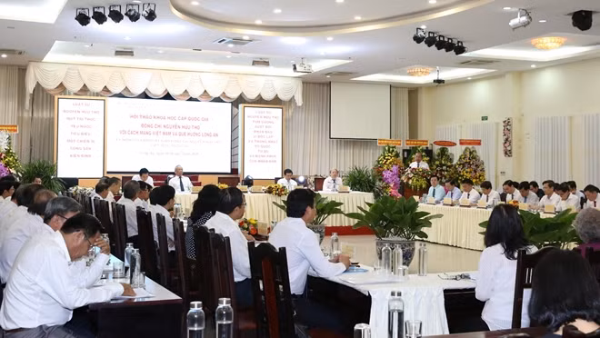 Quang cảnh Hội thảo. Ảnh: VGP/Mạnh Hùng.