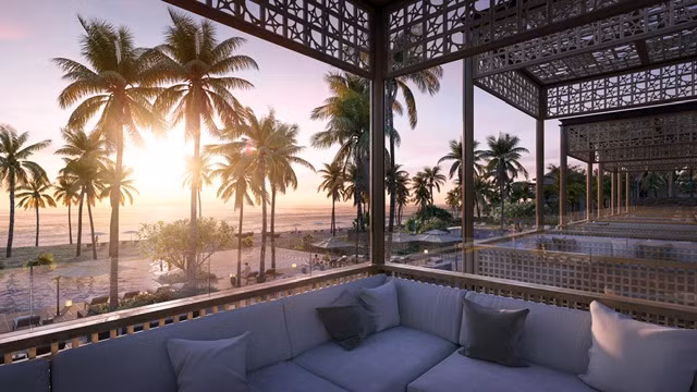 Pool bar tại Park Hyatt Phu Quoc là một trong những nơi ngắm hoàng hôn đẹp nhất đảo Ngọc.