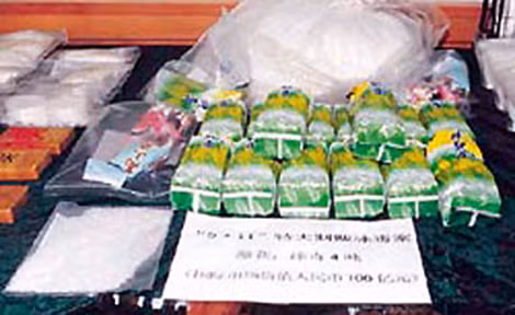 Ma túy thu giữ được.