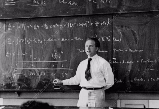 Nhà khoa học Đức Werner Heisenberg.