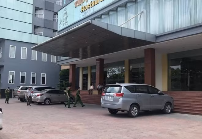 Hiện trường vụ việc.