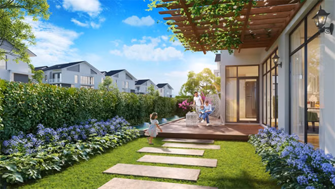 Biệt thự sinh thái đáp ứng nhiều tiêu chí của cuộc sống hiện đại. Biệt thự sinh thái đáp ứng nhiều tiêu chí của cuộc sống hiện đại.