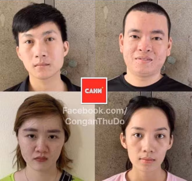 Các đối tượng trong vụ án.