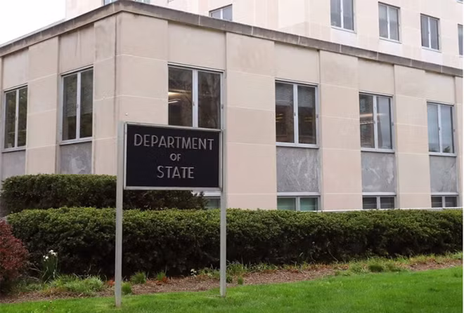 Tòa nhà Bộ Ngoại giao Mỹ ở Washington, Mỹ. Ảnh: AFP. Tòa nhà Bộ Ngoại giao Mỹ ở Washington, Mỹ. Ảnh: AFP.
