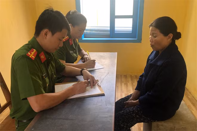 Nguyễn Thị Vân tại Cơ quan CSĐT Công an huyện Cư Jút.