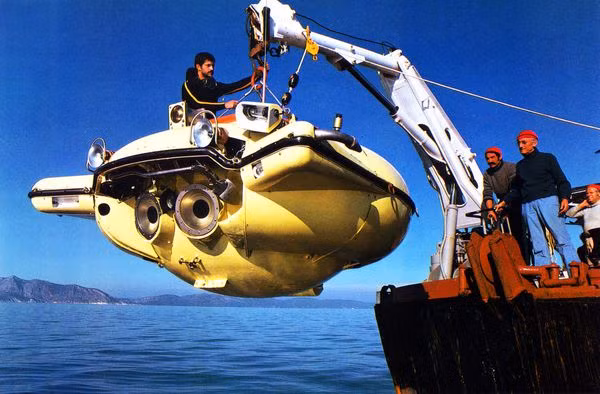 Tàu ngầm thám hiểm đại dương của nhà thám hiểm Jacques Cousteau. Ảnh nguồn: Fabien Cousteau Ocean Learning Center.