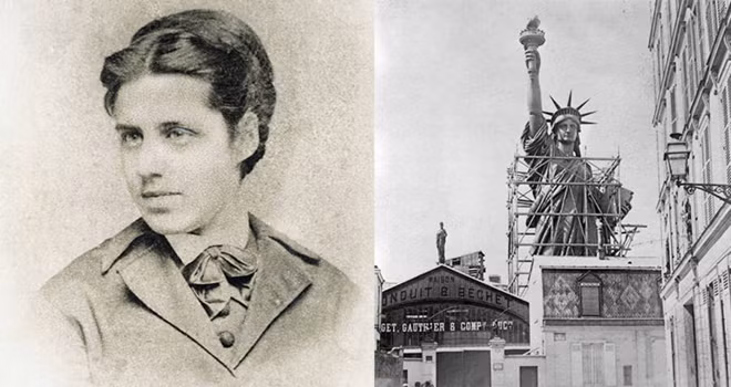 Emma Lazarus và hình ảnh Nữ thần Tự do. Emma Lazarus và hình ảnh Nữ thần Tự do.