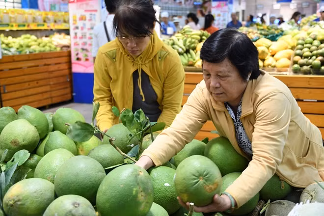 Nông sản đạt tiêu chuẩn VietGap dễ dàng tiếp cận với hệ thống siêu thị.