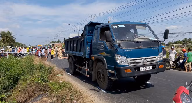 Phương tiện có liên quan trong vụ tai nạn.