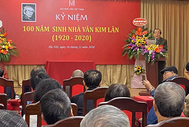 Hội Nhà văn Việt Nam kỷ niệm 100 năm ngày sinh nhà văn Kim Lân.