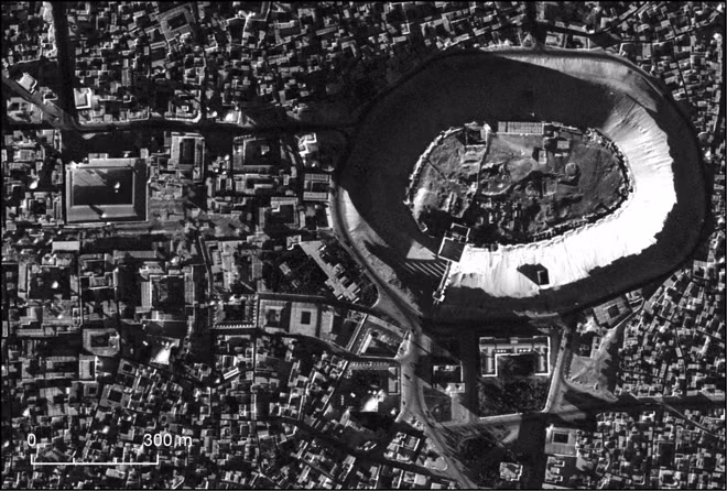 Sứ mạng 8652 của máy bay U2 bay qua không phận Aleppo (Syria) vào ngày 19 tháng 11 năm 1959. Ảnh nguồn: NARA.