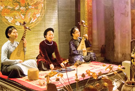 Ca trù - một trong những Di sản văn hóa phi vật thể.