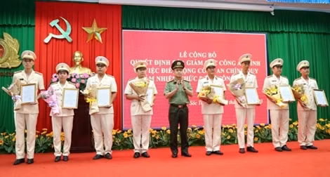 Công an Sóc Trăng hoàn thành đề án bố trí Công an chính quy đảm nhiệm các chức danh Công an xã
