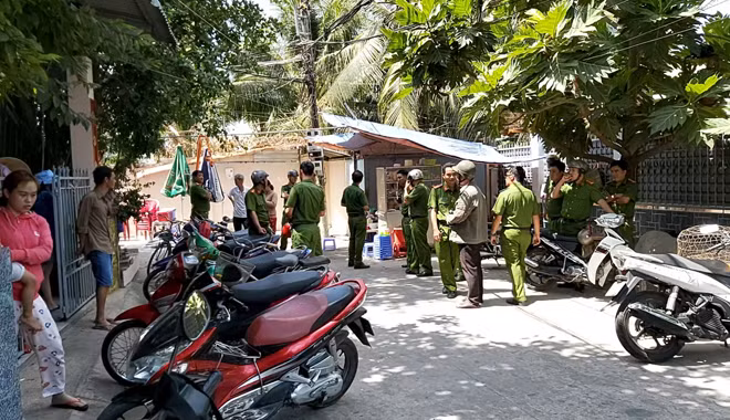 Hiện trường vụ việc.