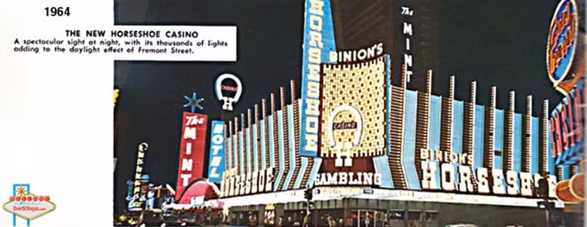 Binion's Horseshore năm 1964.