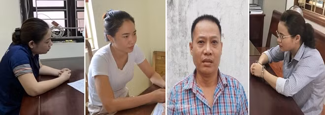 Một số đối tượng cho vay nặng lãi bị Công an Nghệ An phát hiện, bắt giữ.
