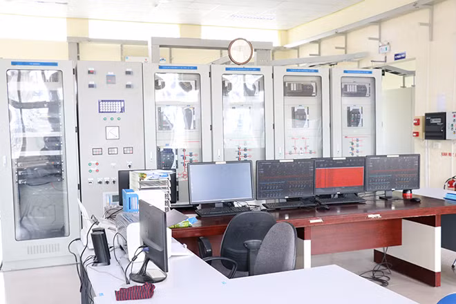 Trạm biến áp không người trực tại Quế Võ.