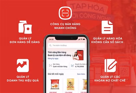 Tính năng bán hàng của VinShop được cung cấp miễn phí trọn đời.