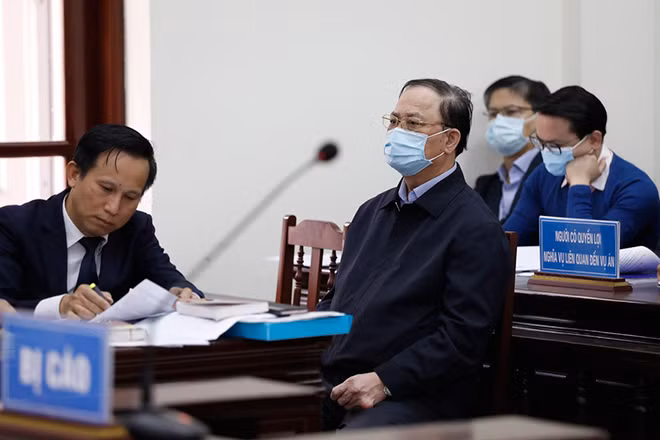 Ông Nguyễn Văn Hiến tại phiên toà phúc thẩm.