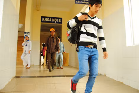 Những bệnh nhân cuối cùng rời khỏi phòng bệnh sáng nay.