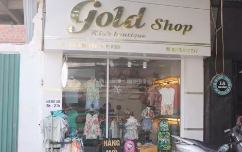 Shop quần áo Gold nơi xảy ra vụ trộm Iphone5. Shop quần áo Gold nơi xảy ra vụ trộm Iphone5.