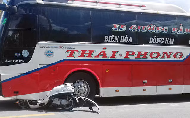 Hiện trường vụ tai nạn.