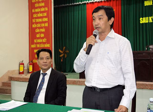 Ông Lê Tiến Dũng, Phó Giám đốc Sở GTVT TP Cần Thơ thông báo công văn của Bộ GTVT.