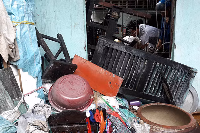 Hiện trường vụ cháy